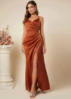 Robe femme couleur terracotta