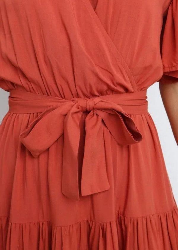 Robe terracotta mariage bohème chic