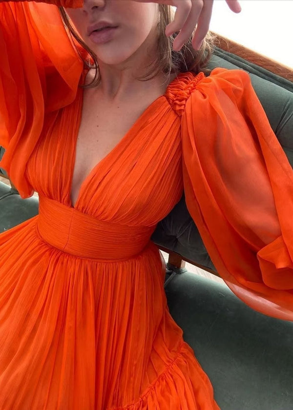 Robe terracotta bohème mariage