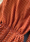 Robe à pois Terracotta
