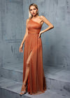 Robe cérémonie couleur terracotta