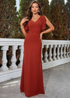 Robe chic terracotta