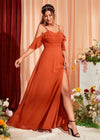 Robe couleur terracotta mariage