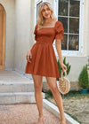 Robe rouille terracotta