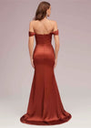 Robe sirène terracotta