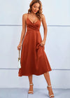 Robe témoin de mariage terracotta