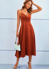 Robe témoin de mariage terracotta