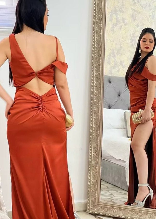 Robe terracotta femme mariage