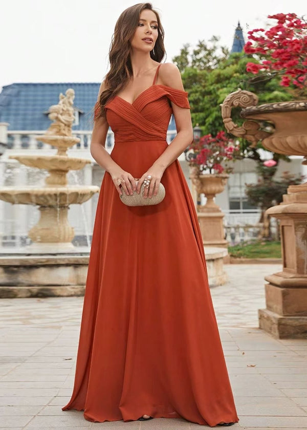 Robe terracotta mariage demoiselle