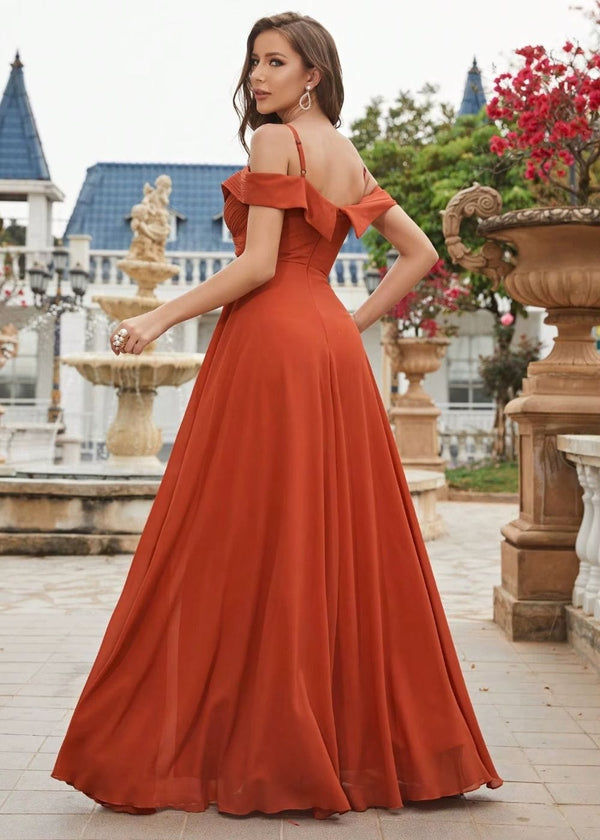 Robe terracotta mariage demoiselle