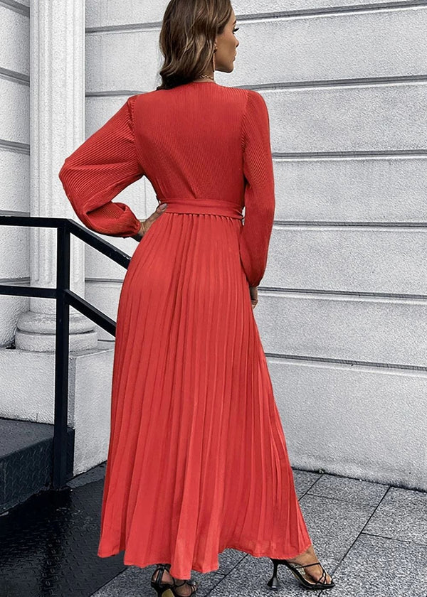 Robe terracotta mariage hiver