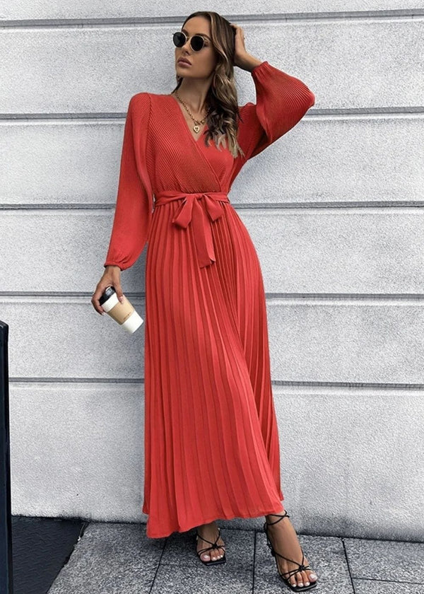 Robe terracotta mariage hiver