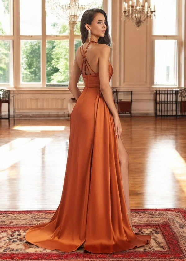 Tenue demoiselle d'honneur terracotta
