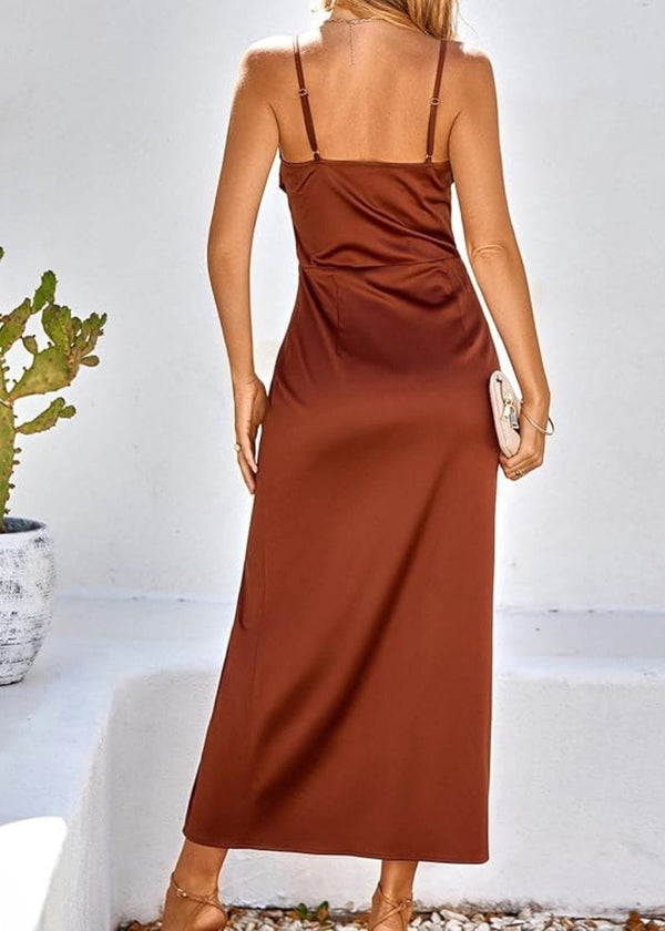 Tenue invitée mariage terracotta