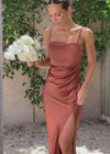 Tenue mariage femme terracotta