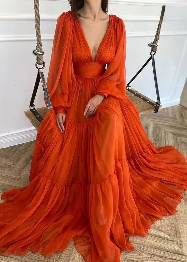 Robe terracotta bohème mariage