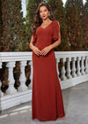 Robe chic terracotta