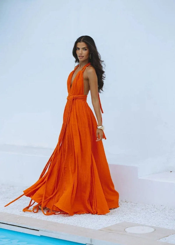 Robe été terracotta