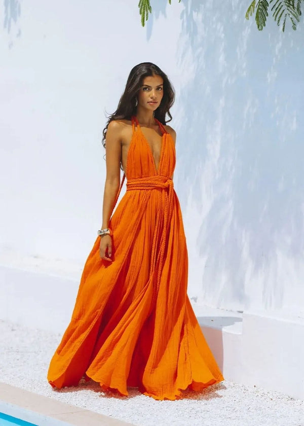 Robe été terracotta