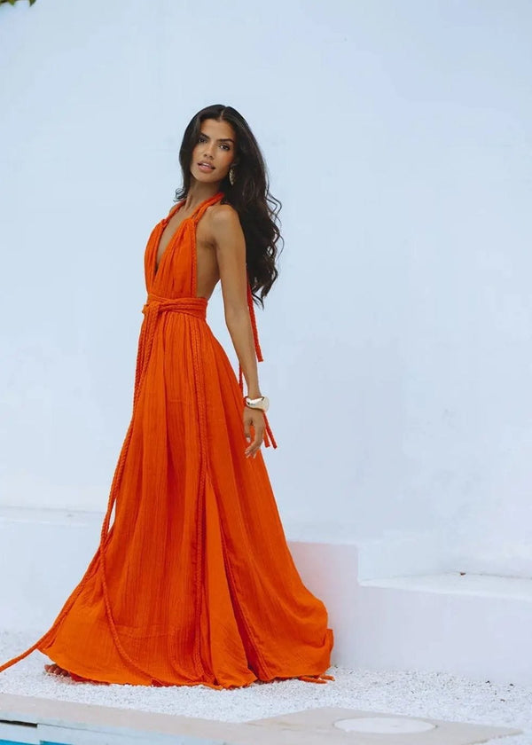 Robe été terracotta