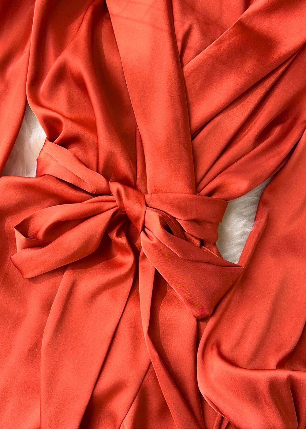 Robe portefeuille terracotta