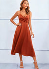 Robe témoin de mariage terracotta