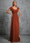 Robe terracotta automne