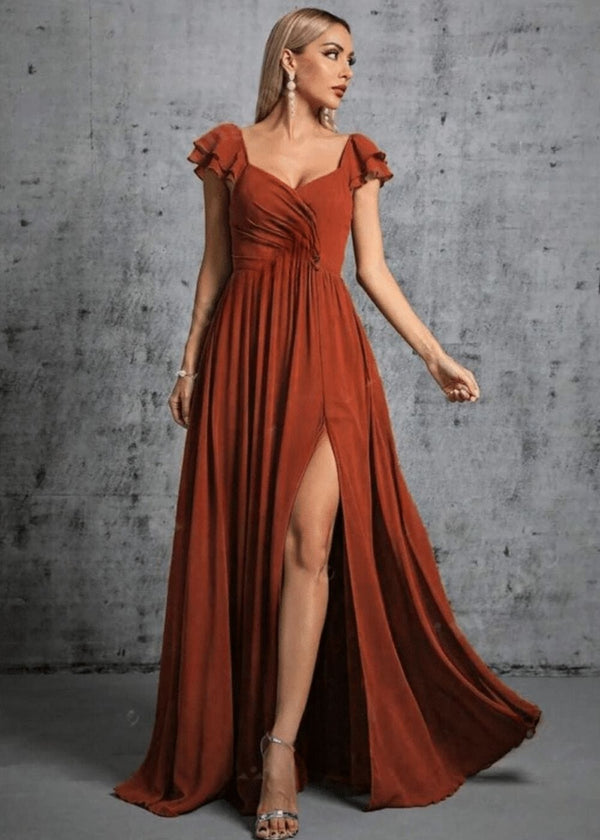 Robe terracotta automne