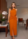 Robe terracotta clair