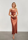 Tenue ceremonie terracotta