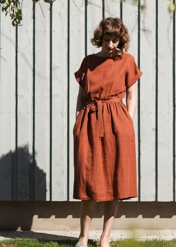 Tenue couleur terracotta