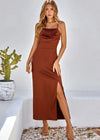 Tenue invitée mariage terracotta